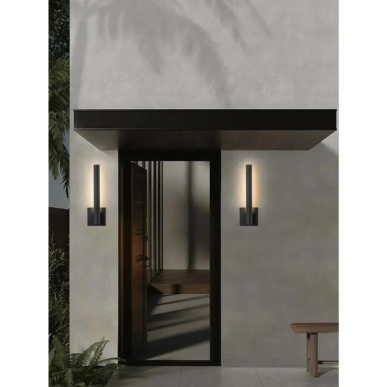 LED Black Outdoor Wall Lights Dimmable - FTL Outdoor Wall Lighting LED Light Bulbs