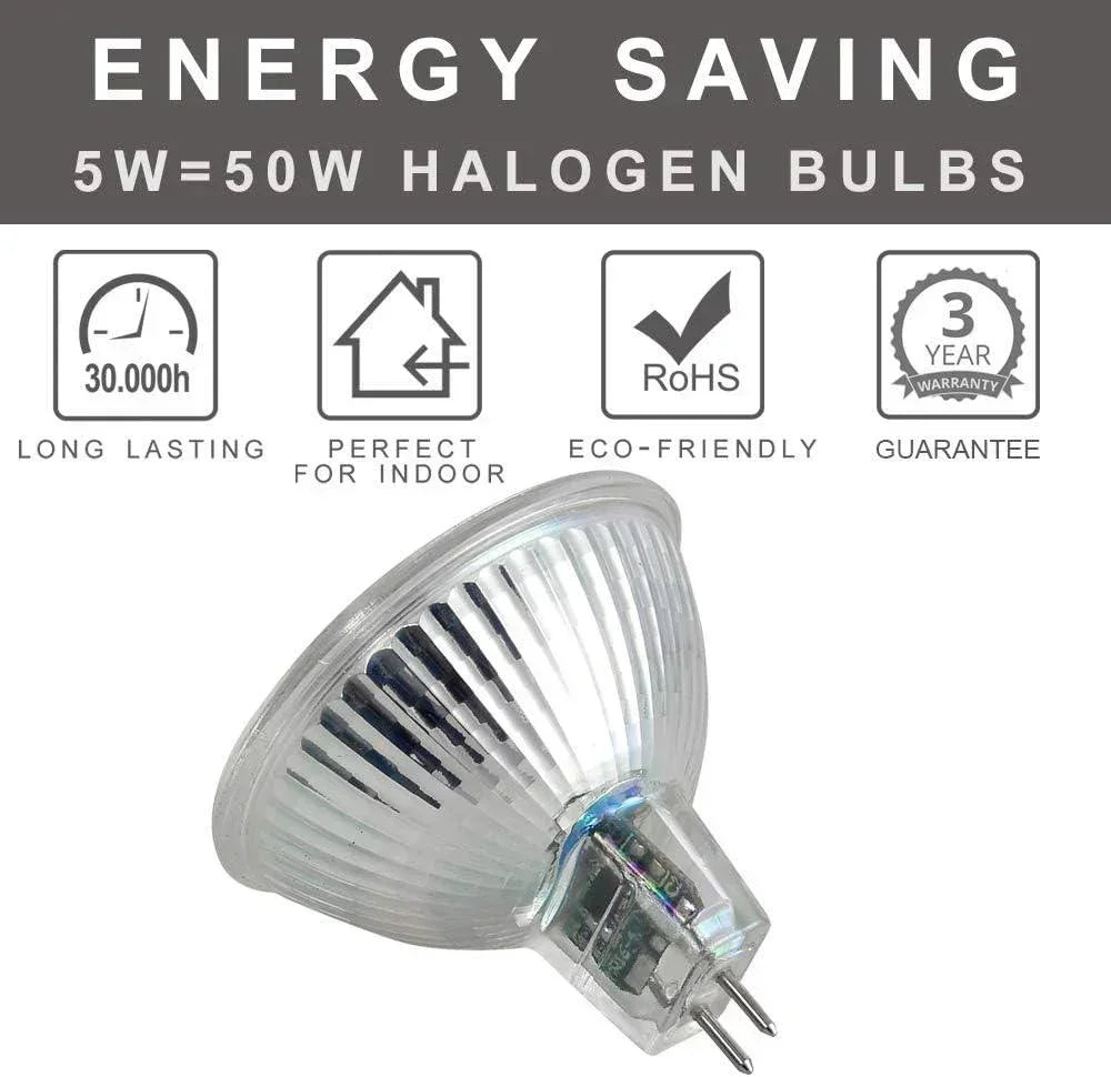 LED halogen bulb with energy saving features, long-lasting and eco-friendly benefits