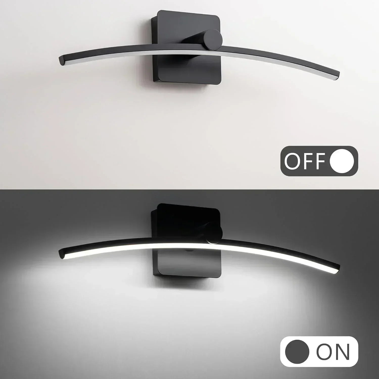 20" Black Camber LED Bath Bar Dimmable - FTL Outdoor Wall Lighting LED Light Bulbs