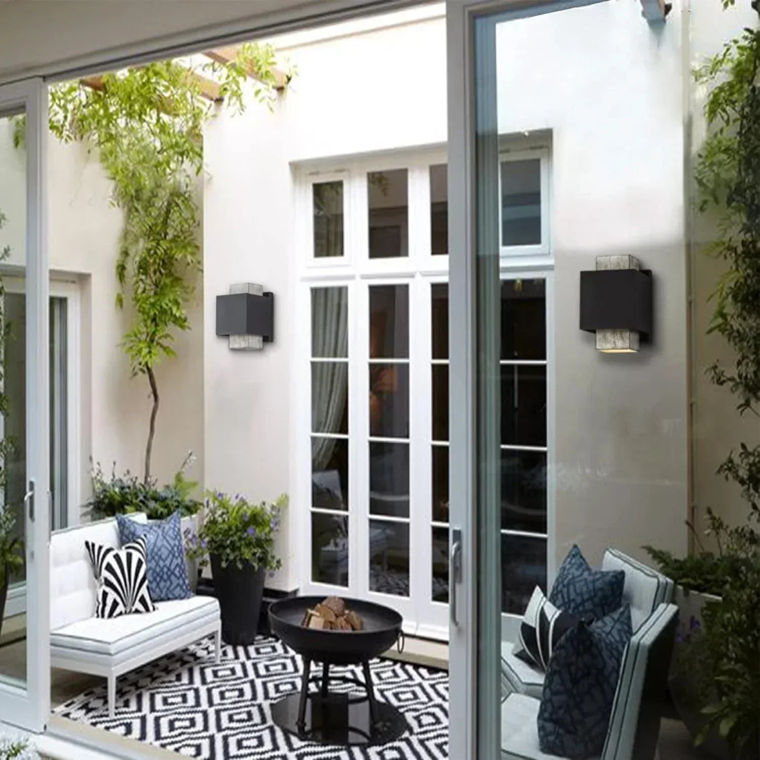 8" Modern Outdoor Wall Lights