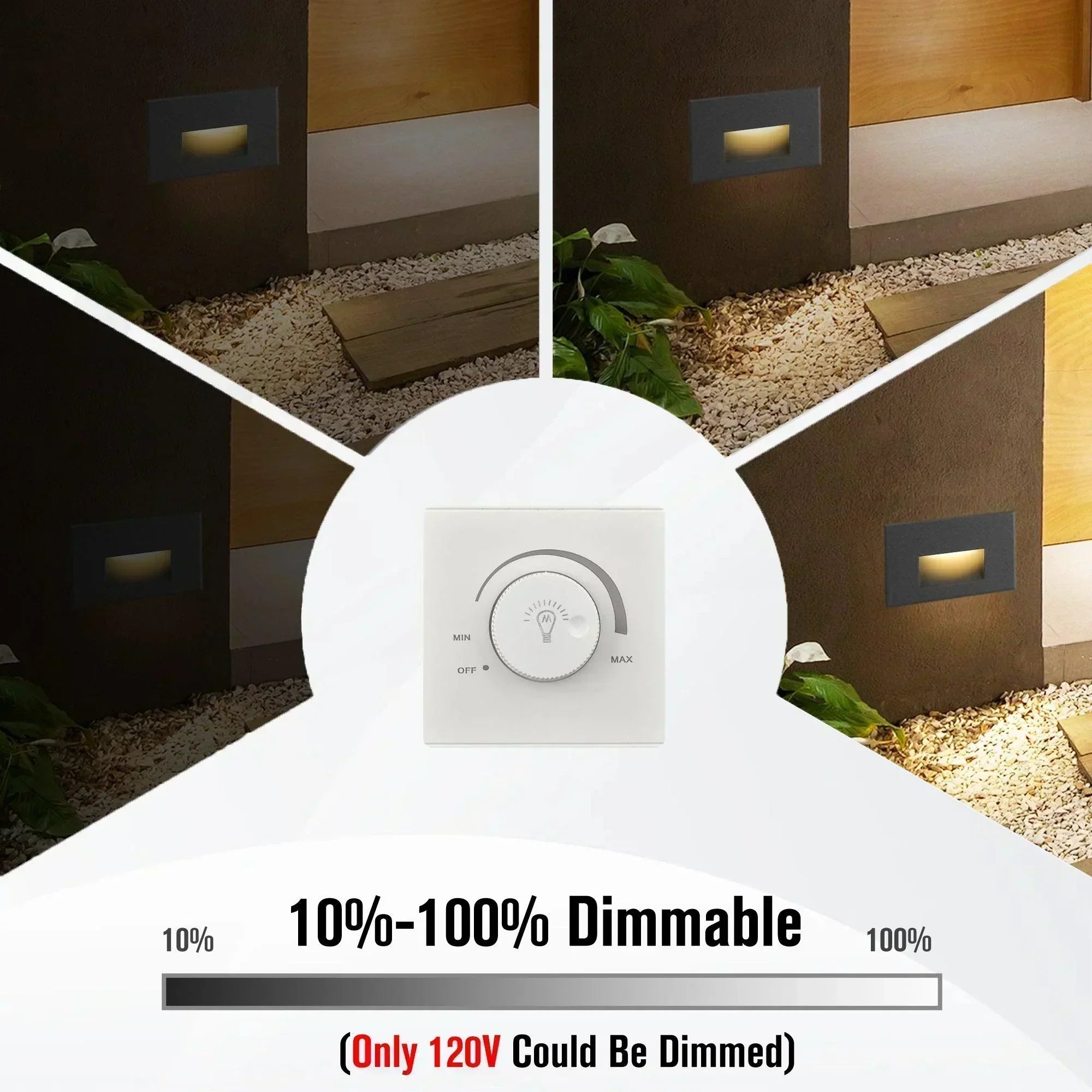 LED Step Lights 3CCT Horizontal