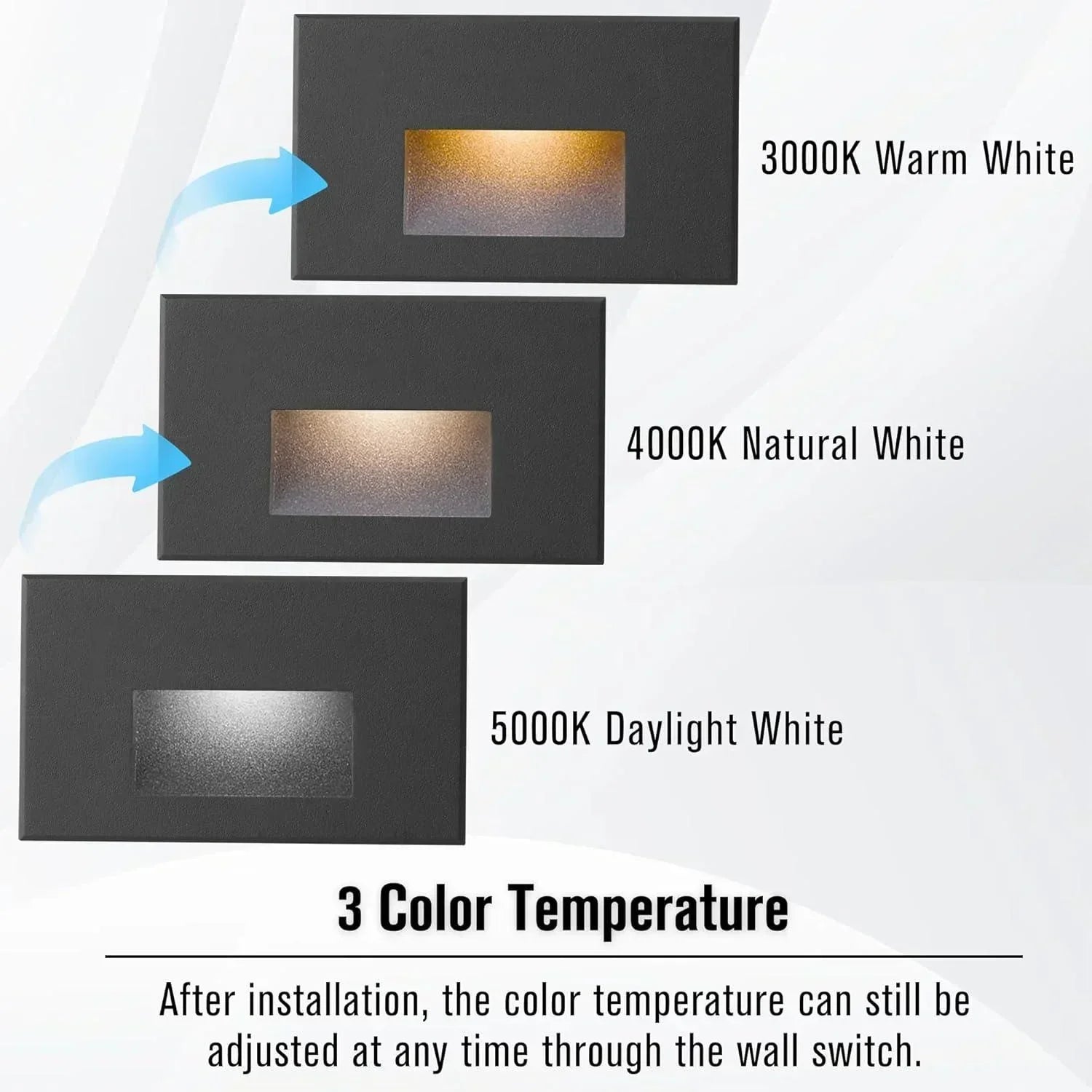 LED Step Lights 3CCT Horizontal