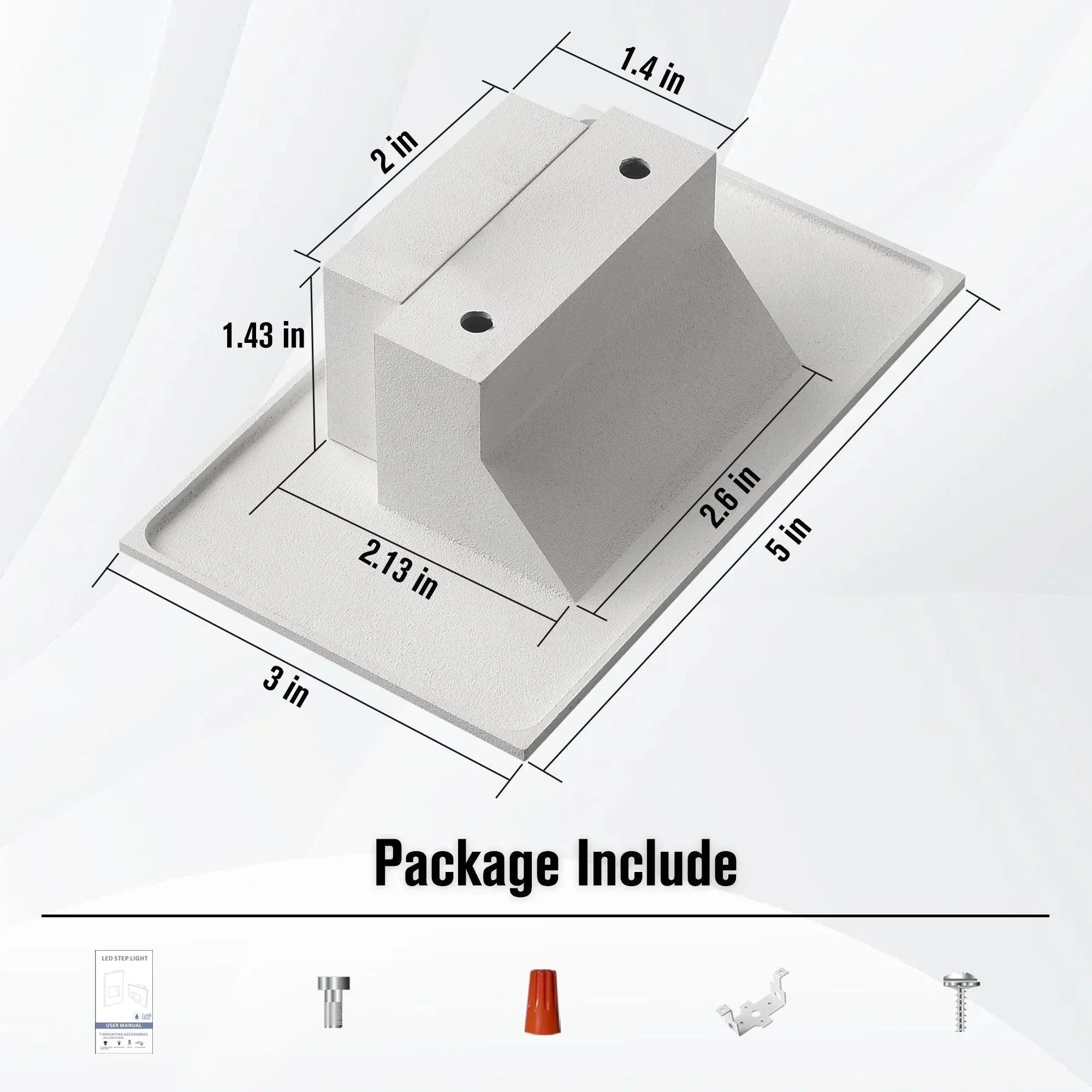 LED Step Lights 3CCT Horizontal