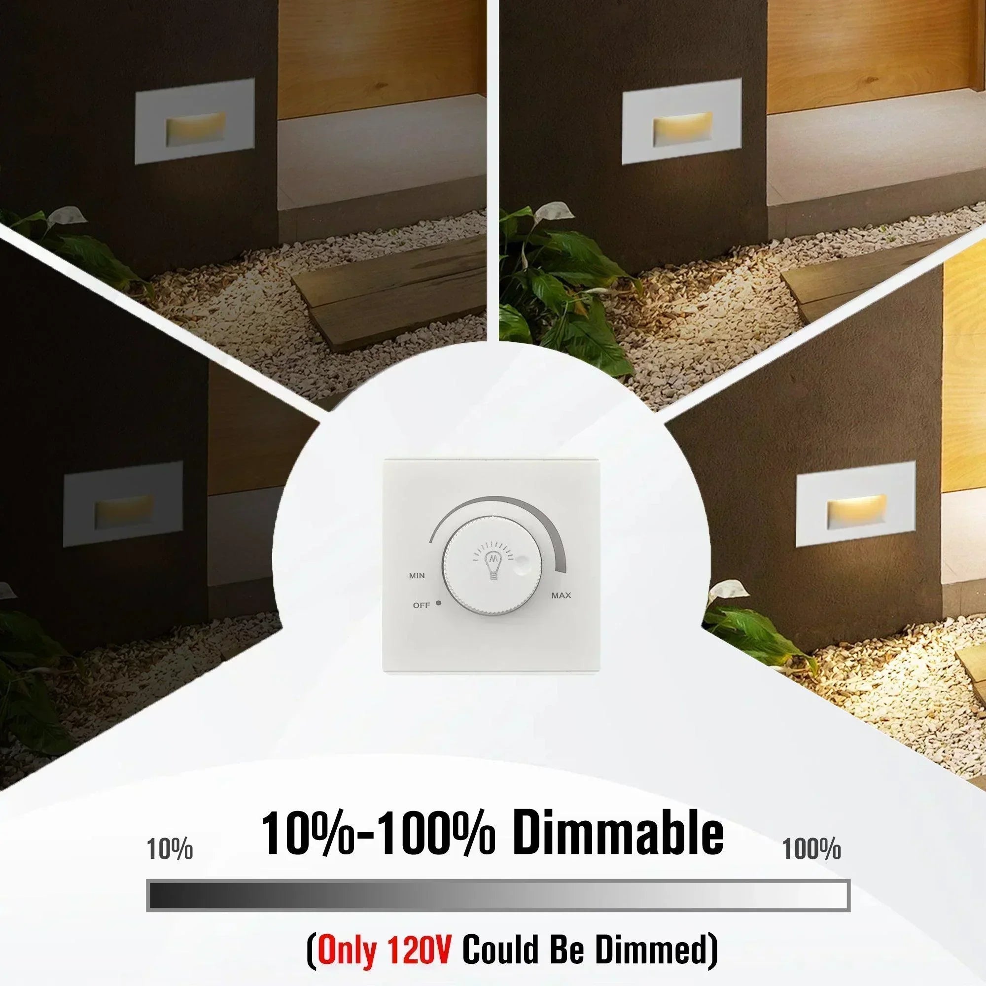 LED Step Lights 3CCT Horizontal