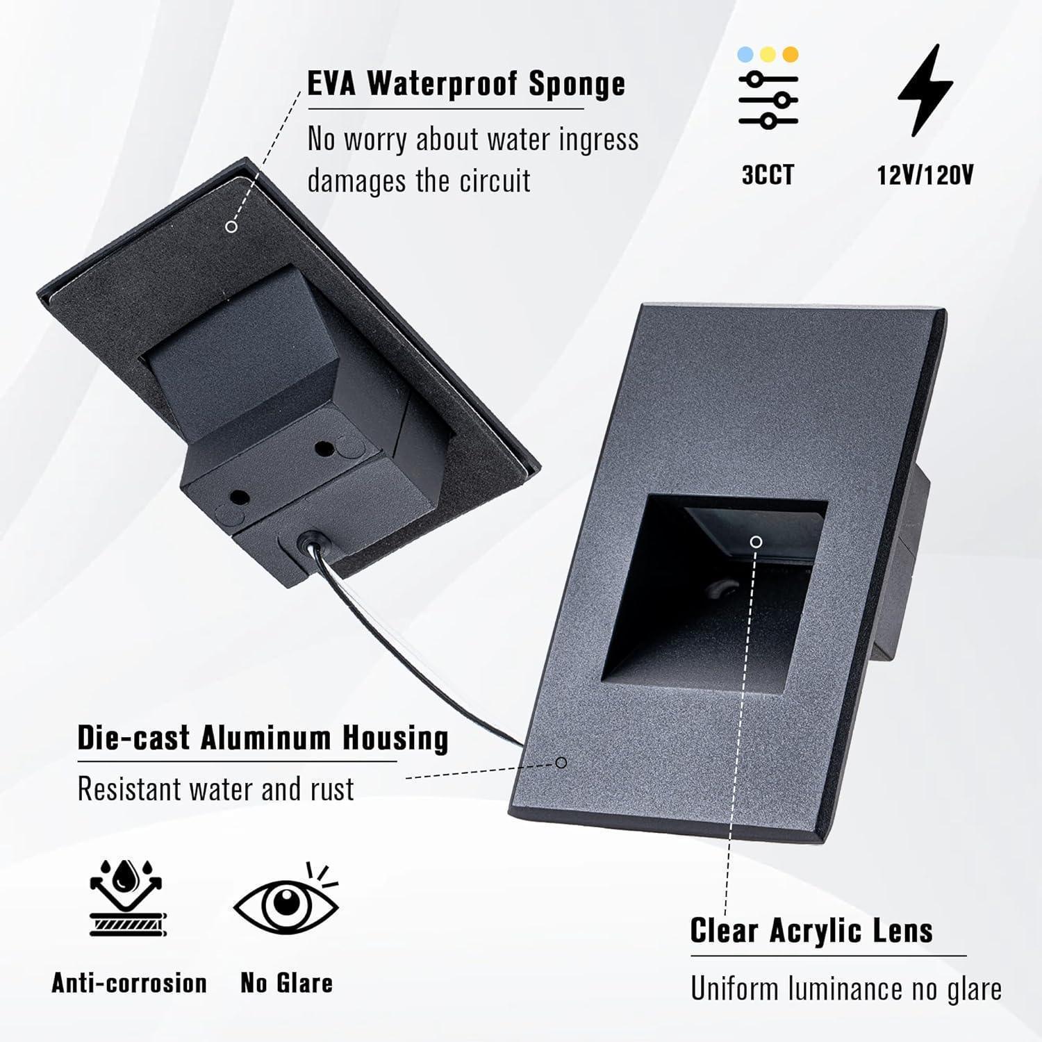 LED Step Lights 3CCT Vertical