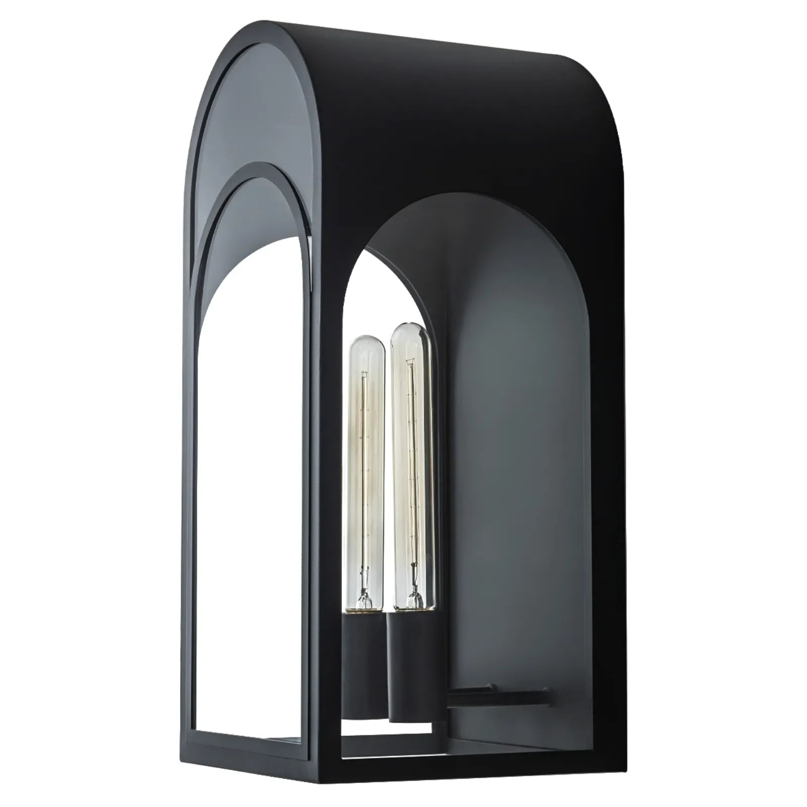 20" Large Modern Outdoor Wall Lights with Clear Glass