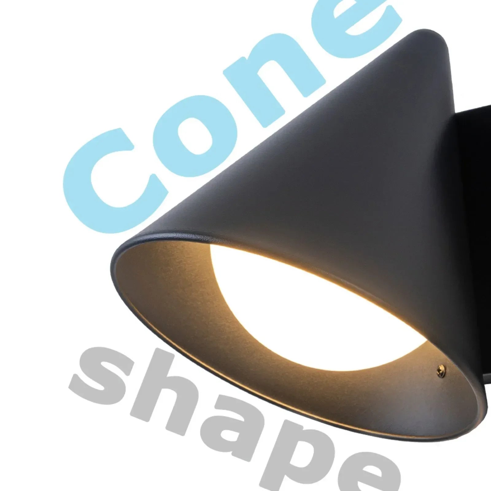 7.3" Outdoor Wall Lights 3000K LED Porch Wall Sconce Set of 2