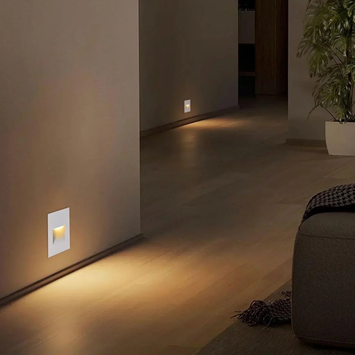 LED Step Lights 3000K Vertical Set of 3