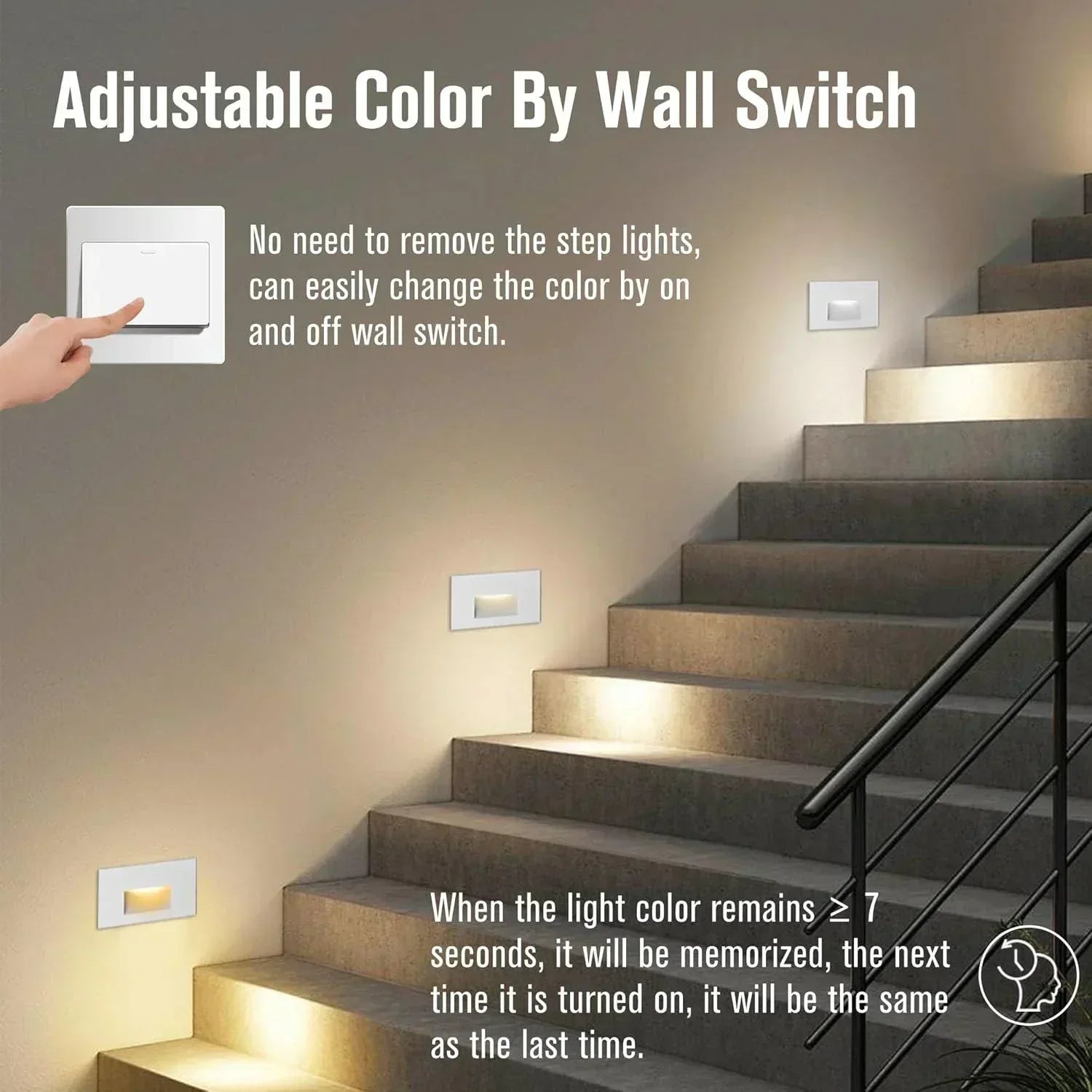 LED Step Lights 3CCT Horizontal