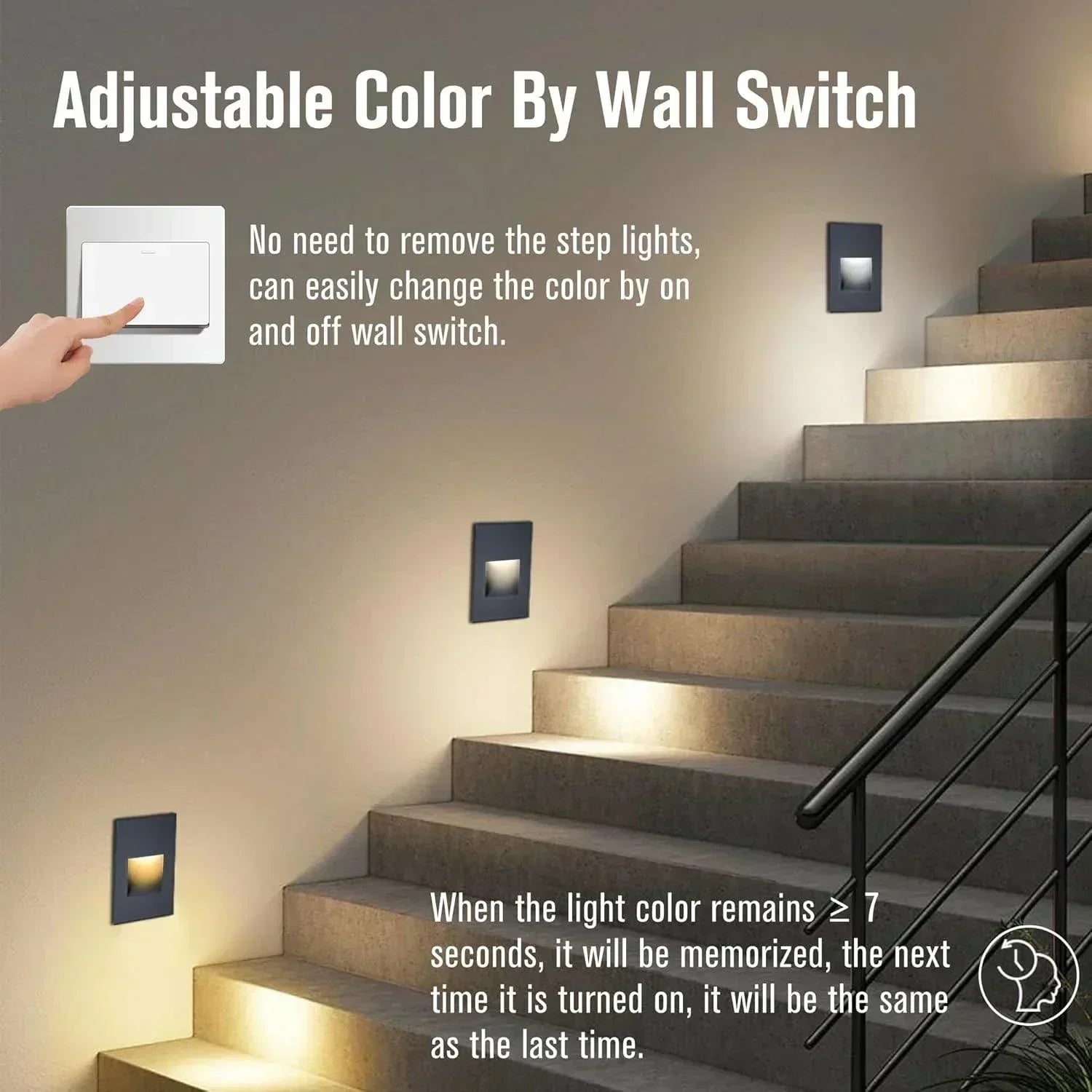 LED Step Lights 3CCT Vertical