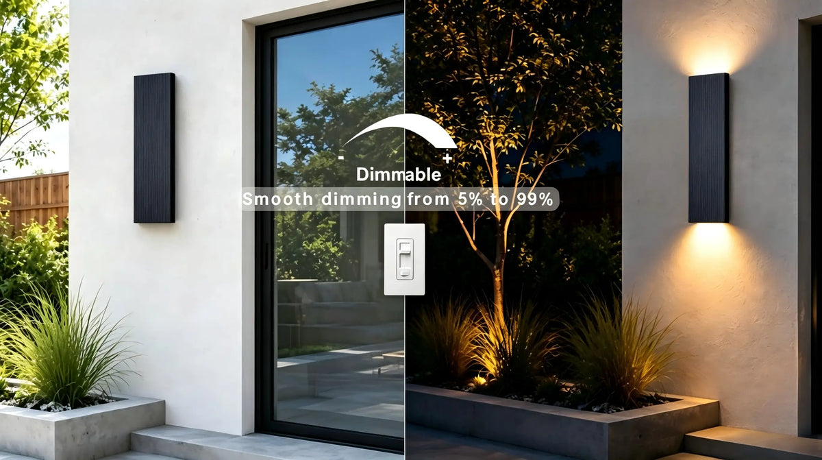 Dimmable Outdoor Wall Lights: When to Use Them