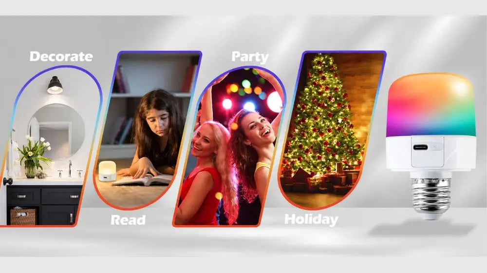 Rechargeable LED Light Bulbs: A Guide to RGB, Color Temperature & Wireless Lighting