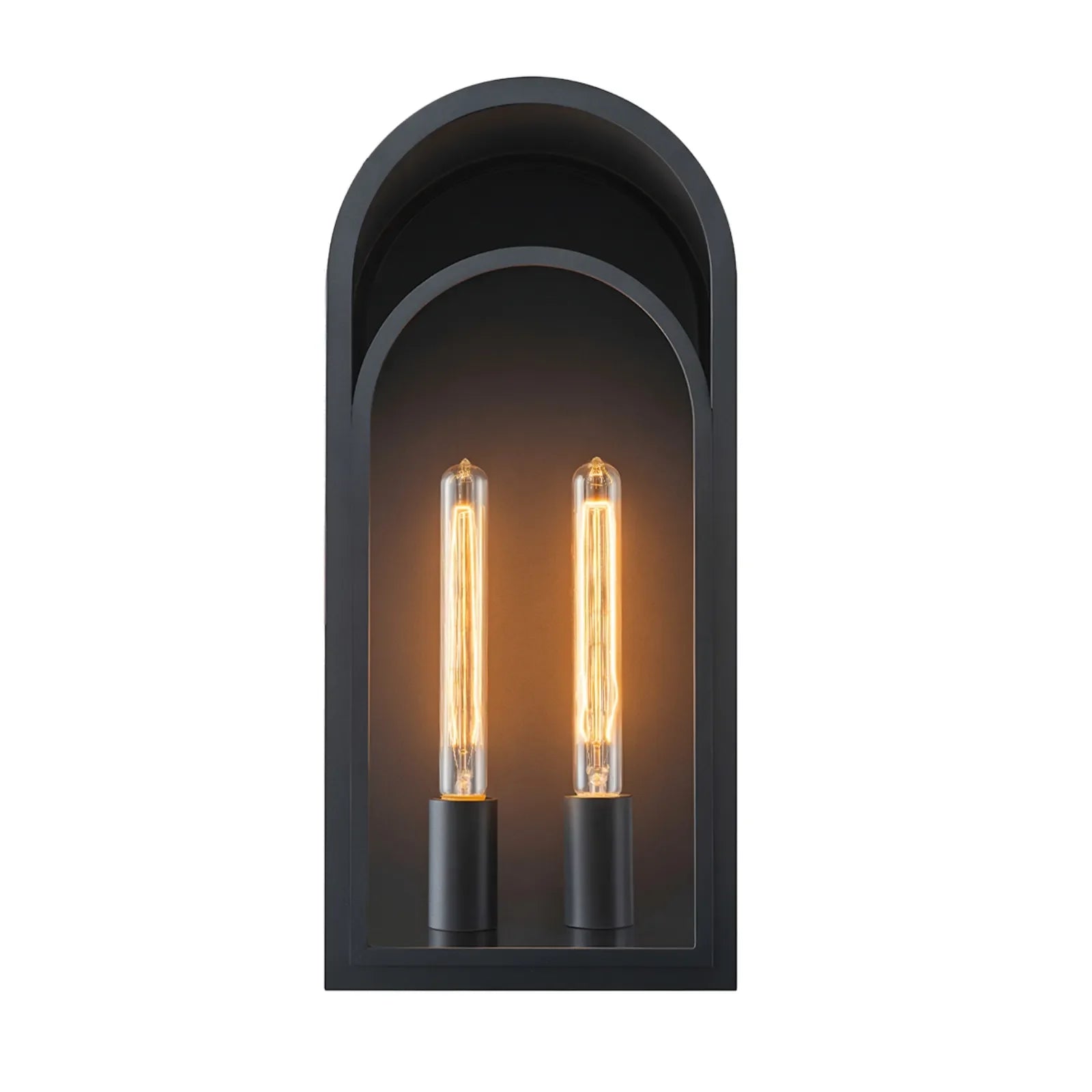 20" Large Modern Outdoor Wall Lights with Clear Glass