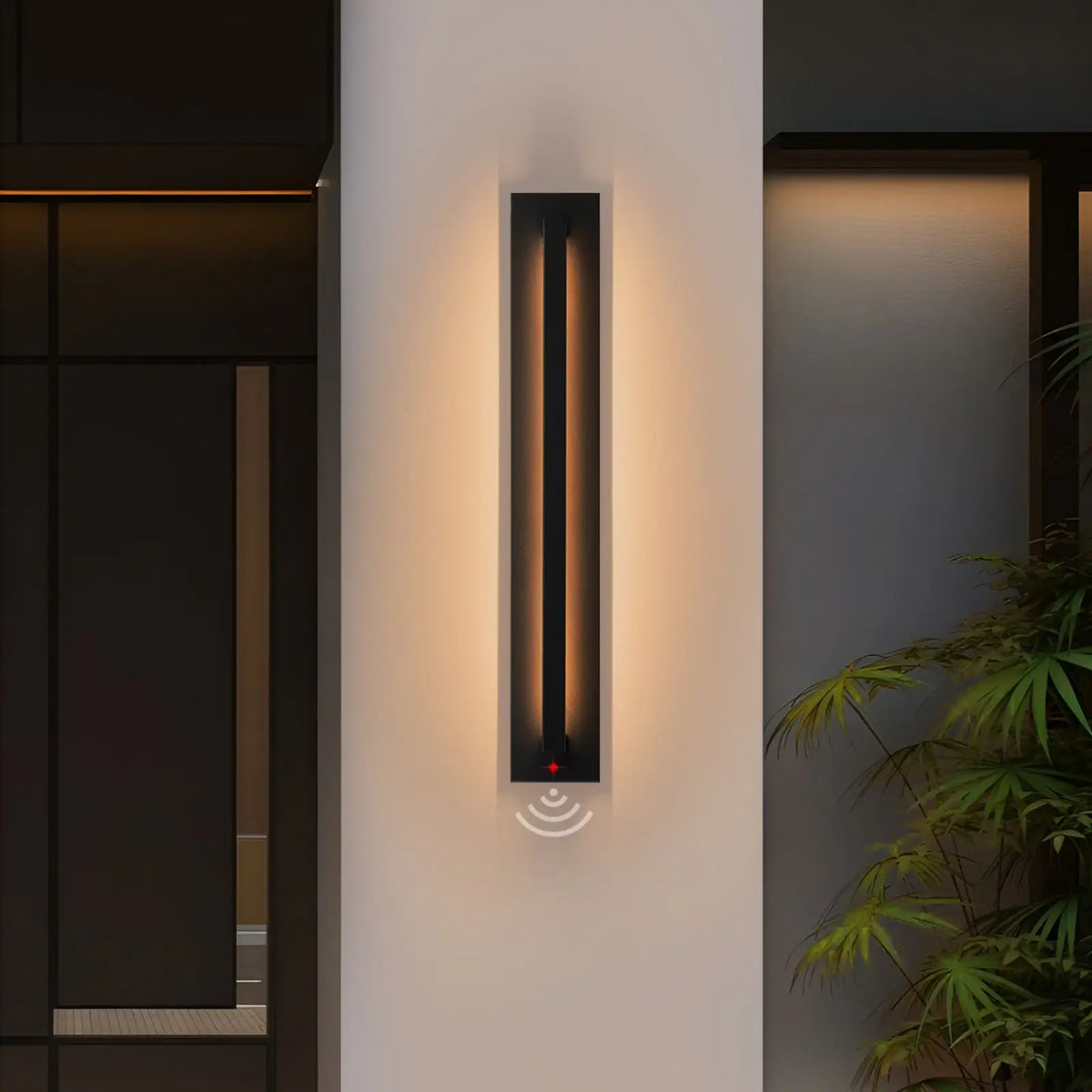 Motion Sensor Outdoor Wall Lights LED 3000K Modern Wall Sconce Lighting