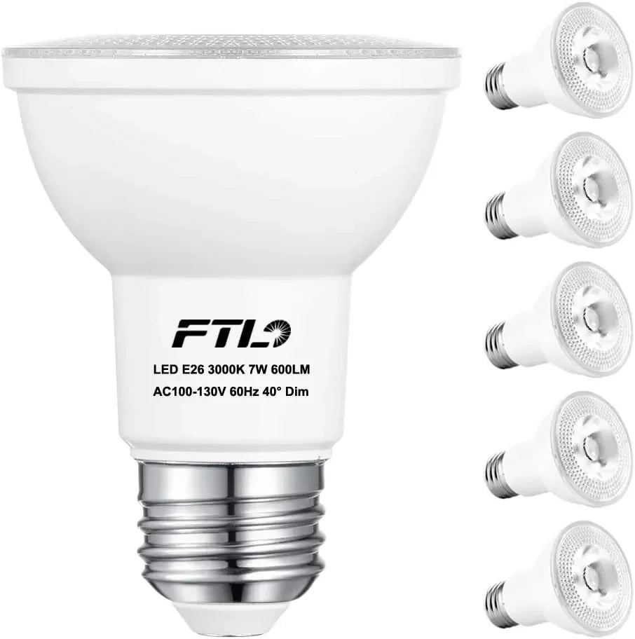 PAR20 LED Bulb Dimmable 7W E26